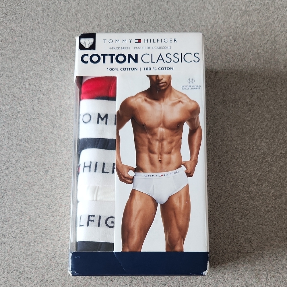 Tommy Hilfiger Men's Cotton Classics Boxer Briefs - White